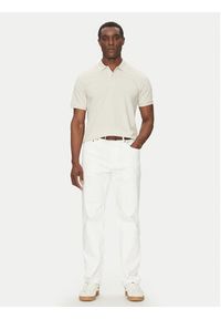 Jack & Jones - Jack&Jones Polo Kane 12270150 Beżowy Regular Fit. Typ kołnierza: polo. Kolor: beżowy. Materiał: bawełna, syntetyk #5