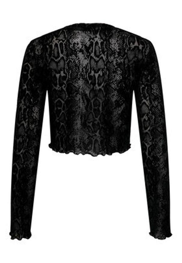only - ONLY Bluzka 15308482 Czarny Regular Fit. Kolor: czarny. Materiał: syntetyk