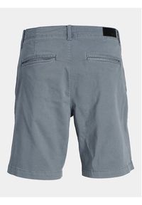 Jack & Jones - Jack&Jones Szorty materiałowe Harlow 12252966 Szary Tapered Fit. Kolor: szary. Materiał: bawełna