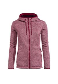 Bluza trekkingowa damska Vaude Sentino III. Typ kołnierza: kaptur. Kolor: różowy. Materiał: poliester #1