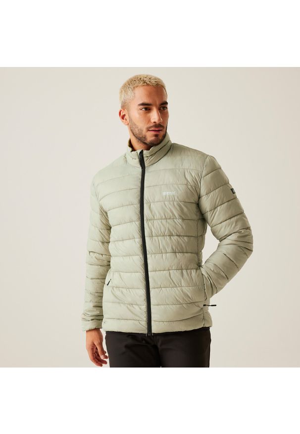 Regatta - Marizion Męska kurtka turystyczna z przegrodami. Kolor: szary. Sport: outdoor, turystyka piesza