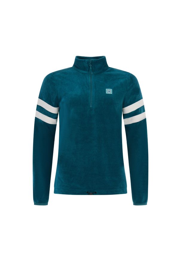Damski polar 1/4 zip Protest Miek. Kolor: niebieski. Materiał: polar