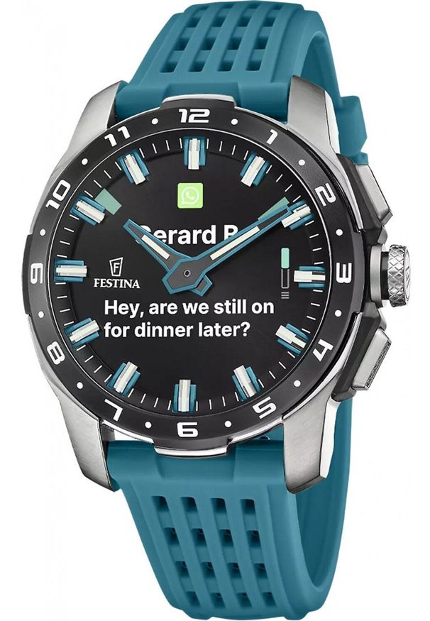 Smartwatch Festina Smartwatch męski Festina F23305-5 niebieski pasek. Rodzaj zegarka: smartwatch. Kolor: niebieski
