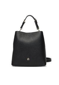 Aigner Torebka Delia S 136160 Czarny. Kolor: czarny. Materiał: skórzane