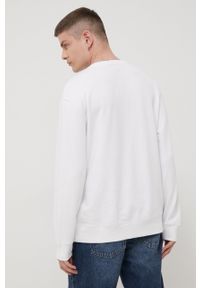 Lee bluza bawełniana męska kolor biały z nadrukiem. Kolor: biały. Materiał: bawełna. Wzór: nadruk #2