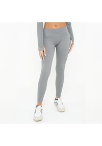LEGEA - Legginsy do treningu BURNER damskie. Kolor: szary. Materiał: nylon, elastan. Sport: fitness #1