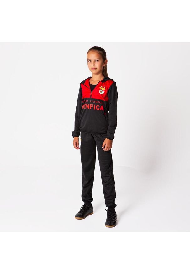 SL BENFICA - Dres piłkarski dziecięcy SL Benfica 23/24. Kolor: czerwony, wielokolorowy, czarny. Materiał: dresówka