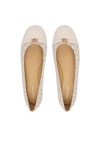MICHAEL Michael Kors Baleriny Mandy Flat 40F5MAFP1L Écru. Materiał: skóra #3