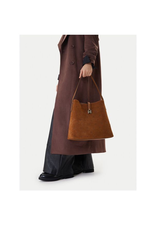 Karl Lagerfeld - Torebka KARL LAGERFELD. Kolor: brązowy