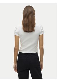 Vero Moda T-Shirt Chloe 10306894 Biały Tight Fit. Kolor: biały. Materiał: bawełna #3