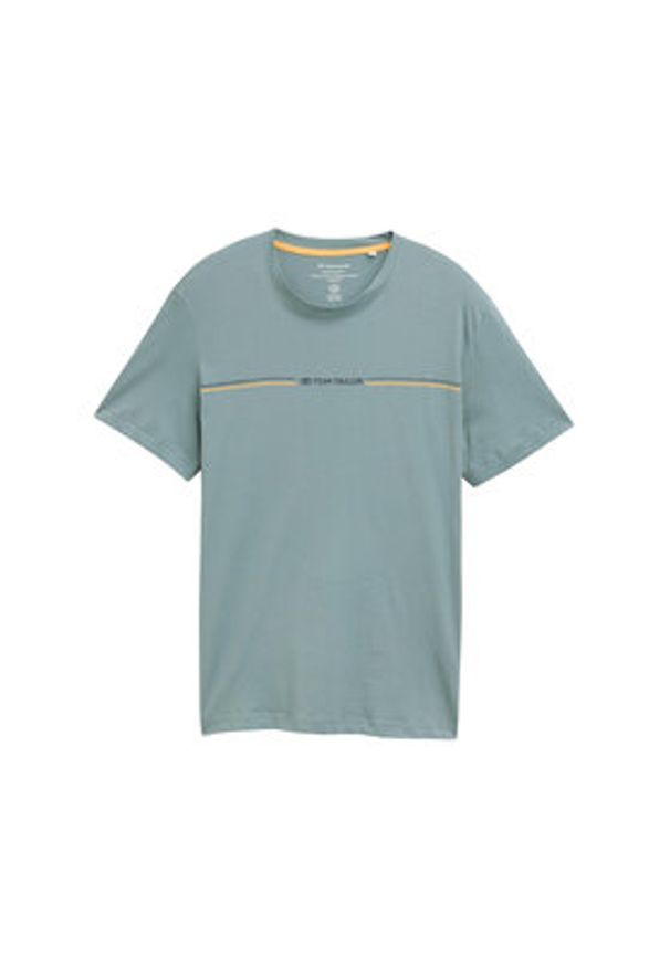 Tom Tailor T-Shirt 1037803 Niebieski Regular Fit. Kolor: niebieski. Materiał: bawełna
