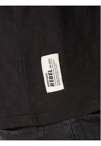 Redefined Rebel T-Shirt Marcel 211158 Czarny Regular Fit. Kolor: czarny. Materiał: bawełna