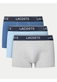 Lacoste Komplet 3 par bokserek 5H1300 Niebieski. Kolor: niebieski. Materiał: bawełna