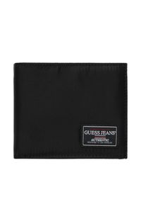 Guess Jeans Portfel M6RZ03 WK512 Czarny. Kolor: czarny. Materiał: materiał #1