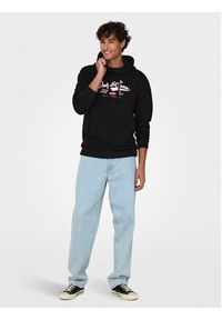 Only & Sons Bluza Lenny 22028594 Czarny Regular Fit. Kolor: czarny. Materiał: bawełna, syntetyk #6