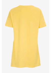 Cellbes - Długi i wzorzysty t-shirt 2 sztuki. Okazja: na co dzień. Kolor: czarny, wielokolorowy, żółty. Długość rękawa: krótki rękaw. Długość: długie. Styl: casual