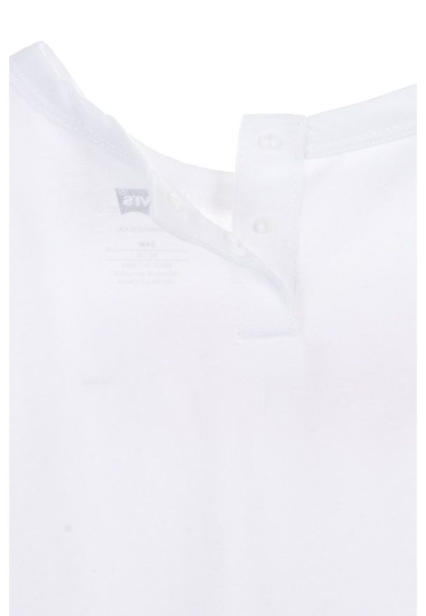 Levi's® - Levi's longsleeve dziecięcy kolor biały. Okazja: na spotkanie biznesowe, na co dzień. Kolor: biały. Długość rękawa: długi rękaw. Długość: długie. Wzór: nadruk. Styl: casual, biznesowy