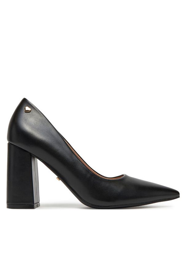 DeeZee Czółenka KB-008 Czarny. Kolor: czarny. Materiał: skóra