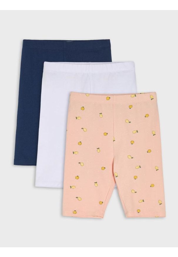 Sinsay - Bawełniane kolarki 3 pack - wielobarwny. Materiał: bawełna