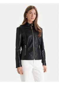 Guess Kurtka z imitacji skóry W6RL52 WL850 Czarny Regular Fit. Kolor: czarny. Materiał: skóra #1