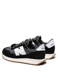 New Balance Sneakersy GS237PF Czarny. Kolor: czarny. Materiał: materiał #5