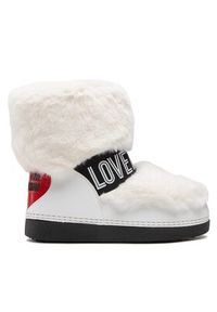 Love Moschino - LOVE MOSCHINO Śniegowce JA24422G0FIT210A Biały. Kolor: biały. Materiał: materiał #3