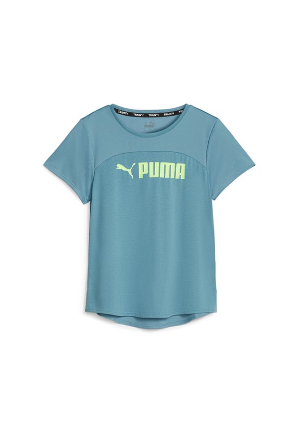 Puma - T-shirt treningowy damski PUMA Fit Logo Ultrabreathe. Kolor: niebieski. Sport: fitness