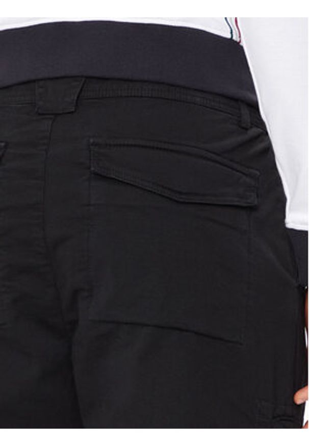 Aeronautica Militare Spodnie cargo 241PA1582CT3255 Czarny Regular Fit. Kolor: czarny. Materiał: bawełna