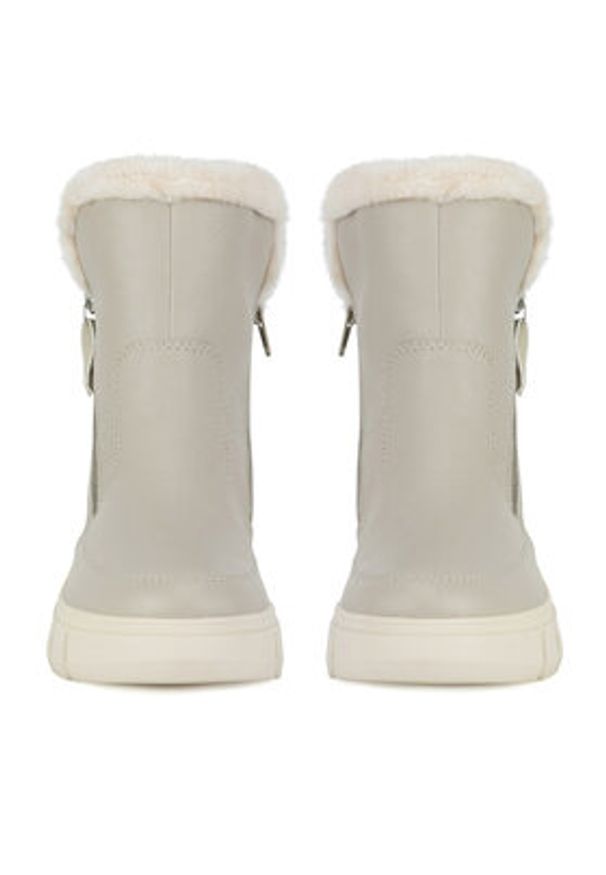 Rieker Trzewiki Y3581-60 Beżowy. Kolor: beżowy. Materiał: materiał