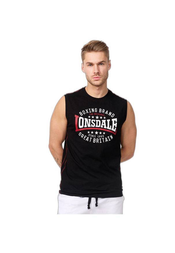Tank top Lonsdale St.Agnes. Kolor: czarny. Długość rękawa: bez rękawów
