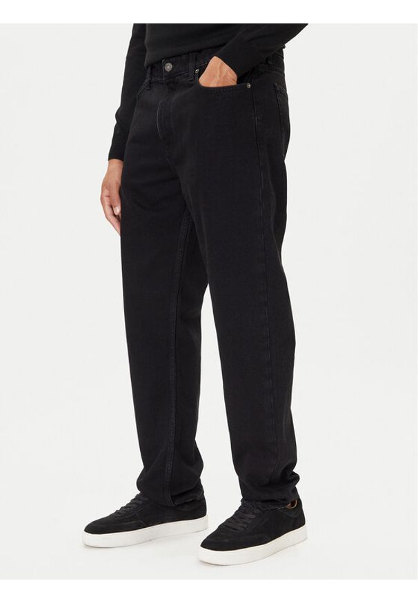 Guess Jeans Jeansy M5BA90 D5R51 Czarny Relaxed Fit. Kolor: czarny