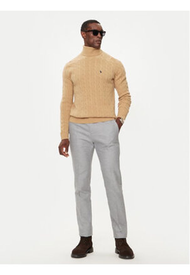 PAUL & SHARK - Paul&Shark Chinosy 14314061 Szary Slim Fit. Kolor: szary. Materiał: bawełna