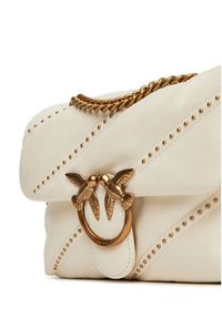 Pinko - PINKO Torebka Love Puff Mini Cl PE 25 PLTT 100039 A26T Écru. Materiał: skórzane #4