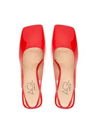 AGL Czółenka Celia Sling B D279003PCPLUME0377 Pomarańczowy. Kolor: pomarańczowy. Materiał: skóra, lakier #5