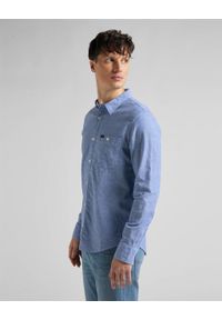 Lee - LEE LEESURE SHIRT MĘSKA KOSZULA BLUE UNION L66NORUF 112145386