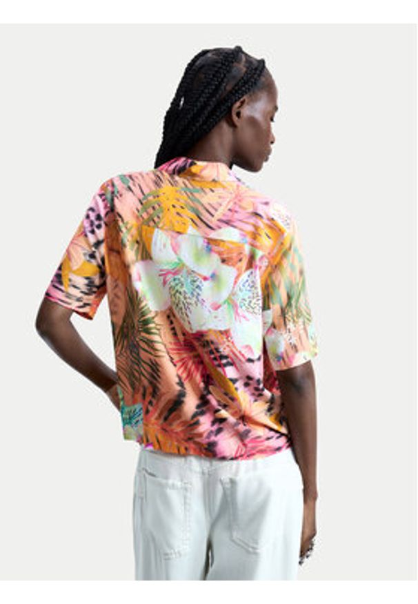Desigual Koszula Nasau 26SWCW34 Kolorowy Regular Fit. Materiał: wiskoza. Wzór: kolorowy