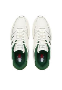 Tommy Jeans Sneakersy Retrocasual Runner EM0EM01528 Biały. Kolor: biały. Materiał: skóra #3