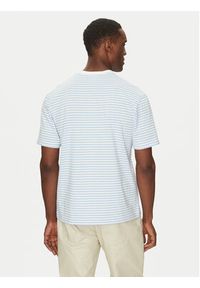 Lacoste T-Shirt TH9749 Błękitny Regular Fit. Kolor: niebieski. Materiał: bawełna #3