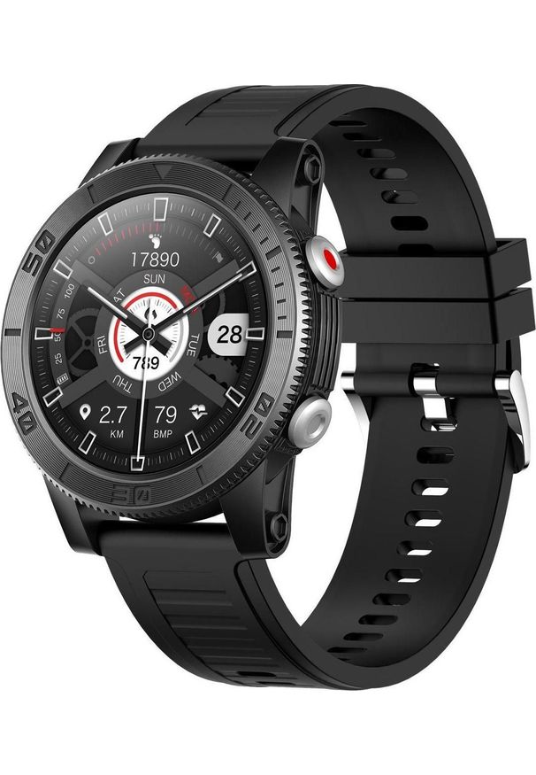 Smartwatch Bemi Voyager Czarny. Rodzaj zegarka: smartwatch. Kolor: czarny