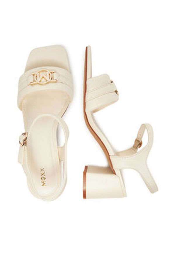 MEXX Sandały R24SS944932a Écru. Kolor: kremowy. Materiał: materiał