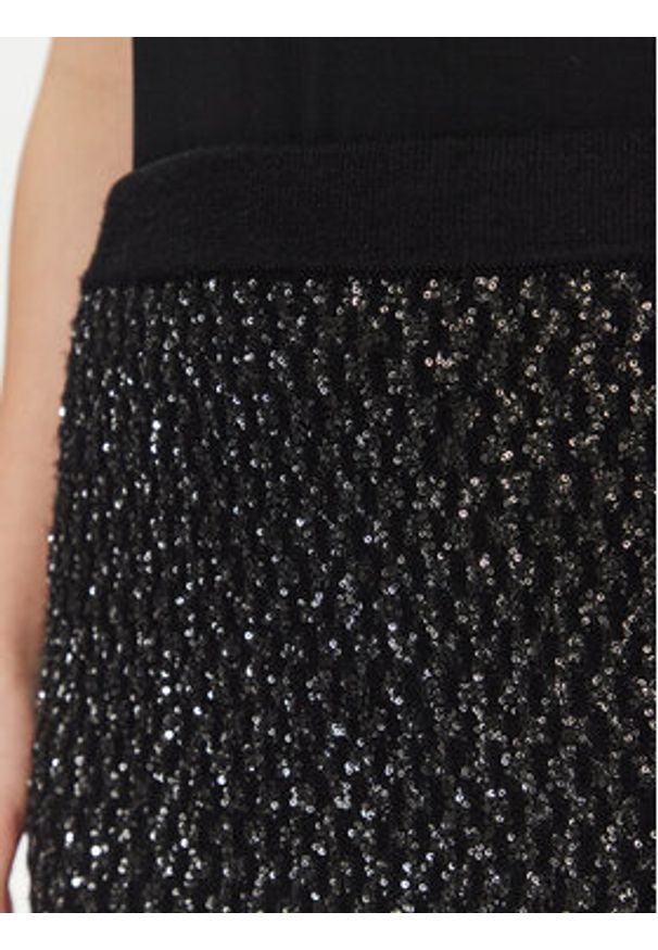 Liu Jo Spódnica mini WF4023 MA06P Czarny Regular Fit. Kolor: czarny. Materiał: syntetyk