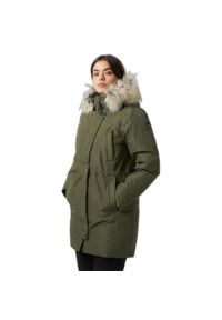 Parka damska Helly Hansen Senja. Kolor: zielony. Sezon: zima. Styl: elegancki
