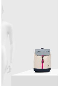 Lefrik plecak kolor niebieski mały wzorzysty. Kolor: niebieski. Materiał: poliester #2