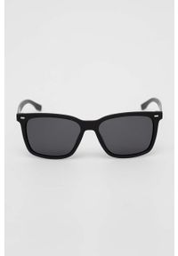 medicine - Medicine okulary przeciwsłoneczne męskie kolor czarny. Kształt: prostokątne. Kolor: czarny #2
