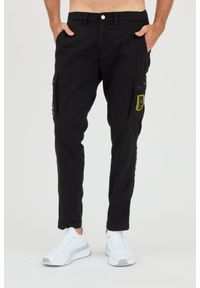 Aeronautica Militare - AERONAUTICA MILLITARE Czarne bojówki TROUSERS. Kolor: czarny #1