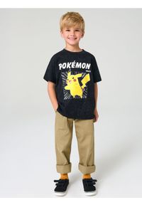 Sinsay - Koszulka Pokémon - szary. Kolor: szary
