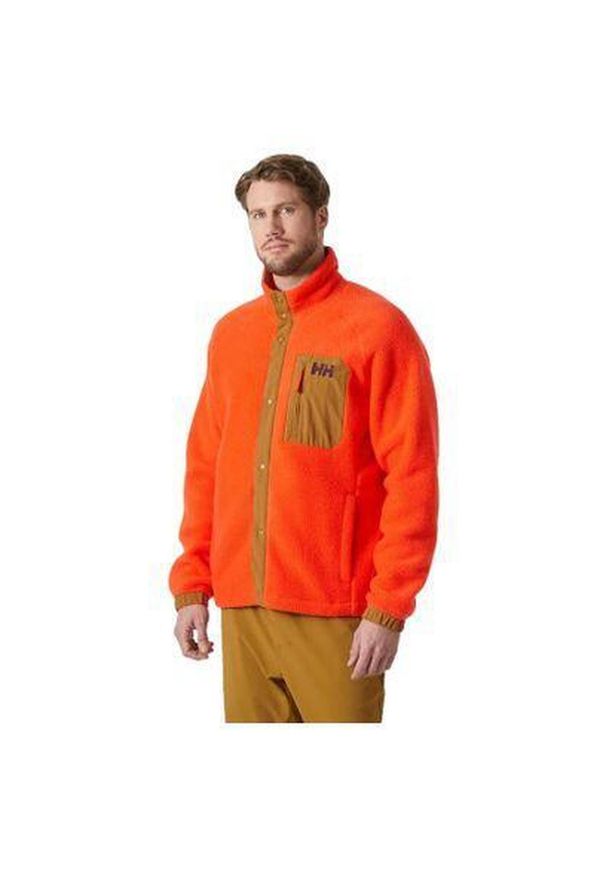 Polar Helly Hansen Panorama Pile Snap. Kolor: wielokolorowy, czerwony, zielony, brązowy. Materiał: polar. Sezon: jesień
