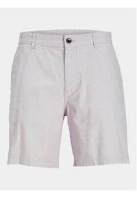 Jack & Jones - Jack&Jones Szorty materiałowe Stace 12248627 Szary Tapered Fit. Kolor: szary. Materiał: bawełna #3