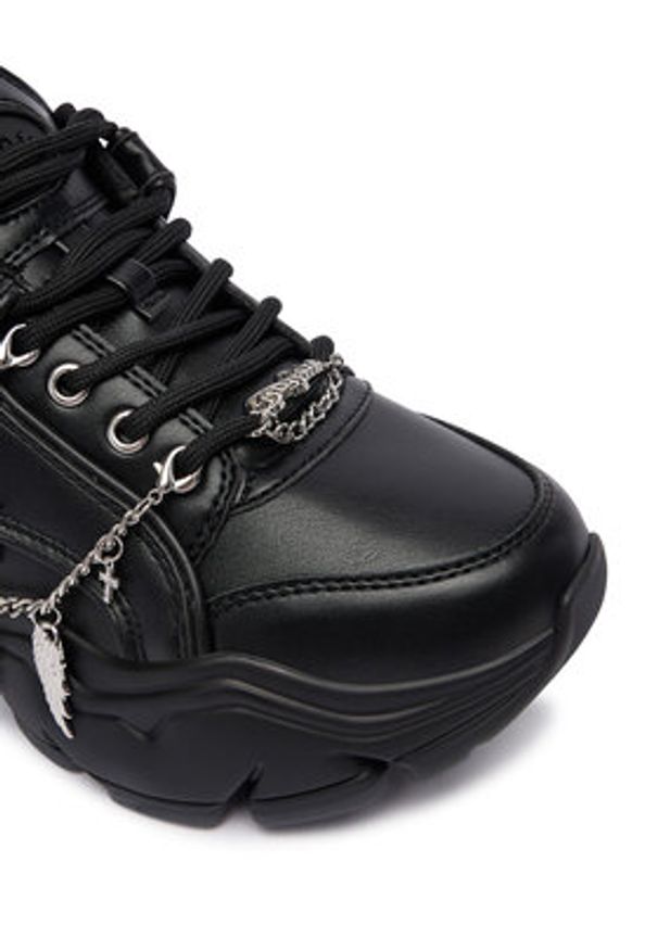 Buffalo Sneakersy Binary Athena 1636514 Czarny. Kolor: czarny. Materiał: skóra