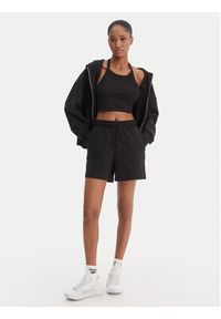 Reebok Top Tatianna RK25494CCW Czarny Slim Fit. Kolor: czarny. Materiał: bawełna #2